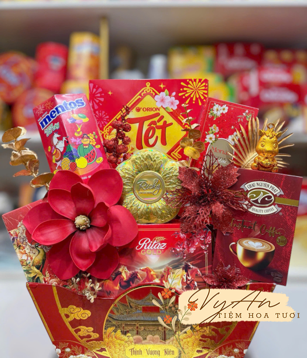 Giỏ quà TẾT 2026 10 món SET02